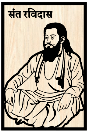 Modern laser-cut portrait art